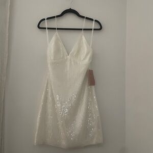 Amsale bhldn Sequin Shift Dress